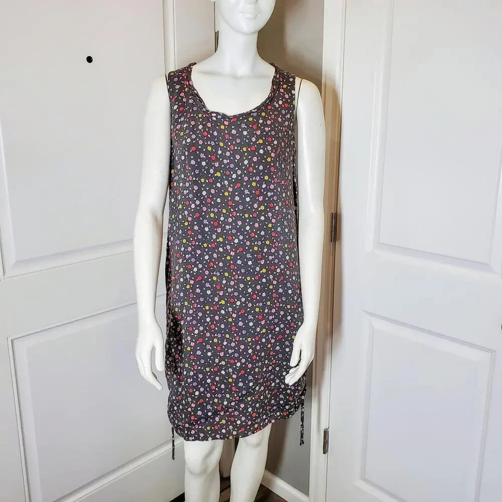 Gap Floral Casual Shift Scoop Neck Dress Women's Size Medium EUC